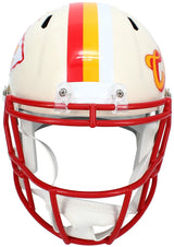 Warren Moon Autographed/Inscribed "HOF '06" Kansas City Chiefs RETRO Speed Full Size Helmet Beckett Witnessed