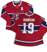 Larry Robinson Autographed Montreal Canadiens Authentic Adidas Red Jersey Fanatics