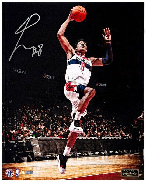 RUI HACHIMURA Autographed Washington Wizards "Rise" 16" x 20" Photograph PANINI LE 88