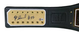 Rashid Shaheed Autographed/Inscribed "Geaux Saints" New Orleans Saints Replica Title Belt Beckett Witnessed