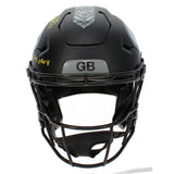 Eddie Lacy Autographed/Inscribed "2013 OROY" Green Bay Packers 2026 Salute to Service Speedflex Authentic Helmet Beckett Witnessed