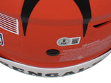 Ja'Marr Chase Autographed Cincinnati Bengals Speedflex Authentic Helmet Beckett Witnessed