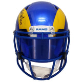 Kyren Williams Autographed Los Angeles Rams Speed Authentic Helmet w/Visor Beckett Witnessed