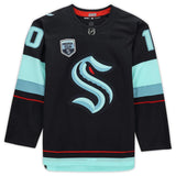 MATT BENIERS Autographed Seattle Kraken Navy Adidas Jersey FANATICS