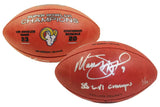 MATTHEW STAFFORD Autographed/Inscribed "SB LVI CHAMPS" Los Angeles Rams SB LVI Champions Logo Wilson Duke Authentic Football FANATICS LE 1/56