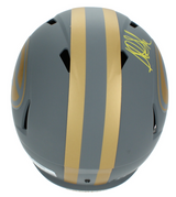 Sterling Sharpe Autographed Green Bay Packers Slate Speed Full Size Helmet Beckett Witnessed