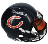 Caleb Williams Autographed Chicago Bears Speed Authentic Helmet with Visor & 3D Bumpers Fanatics