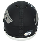 Minkah Fitzpatrick Autographed New York Jets Black Rivalries Speed Mini Helmet JSA Witnessed