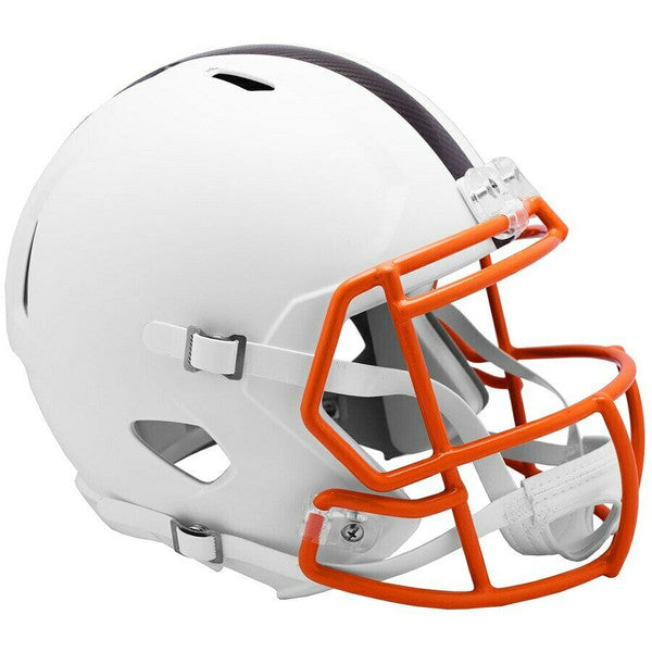 Cleveland Browns NFL Riddell Flat White Matte Revolution Speed Replica Helmet