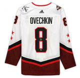 ALEX OVECHKIN Autographed 2022 NHL All-Star Game White Adidas Jersey FANATICS