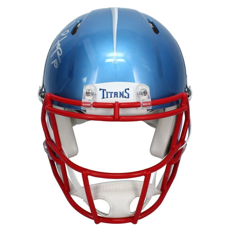 DeAndre Hopkins Autographed Tennessee Titans Flash Speed Authentic Helmet Beckett Witnessed