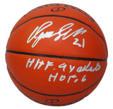 Dominique Wilkins Autographed/ Triple Inscribed "HHF, 9X ALL STAR, HOF 06" Spalding NBA Game Ball Series Indoor/Outdoor Basketball Beckett Witnessed
