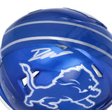D'ANDRE SWIFT Autographed Detroit Lions Flash Speed Mini Helmet FANATICS
