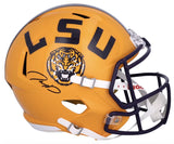 Jayden Daniels Autographed LSU Tigers Speed Full Size Helmet Fanatics