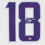 Justin Jefferson Autographed Minnesota Vikings White Alternate Nike Vapor F.U.S.E. Limited Jersey Fanatics