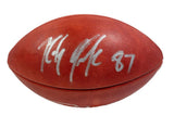 TOM BRADY / ROB GRONKOWSKI Autographed Official Duke Football FANATICS