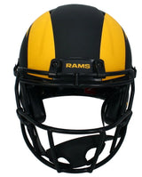 Kyren Williams Autographed (In Yellow) Los Angeles Rams Speed Eclipse Authentic Helmet Beckett Witnessed