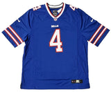 James Cook Autographed Buffalo Bills Blue Nike Game Jersey Beckett Witnessed
