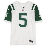 Garrett Wilson Autographed New York Jets 2024 White Nike Alternate Limited Jersey Fanatics