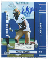 Roddy White Autographed UAB Blazers 2006 Playoff Prestige Rookie #206 Blowup 8" x 10" Photo Beckett