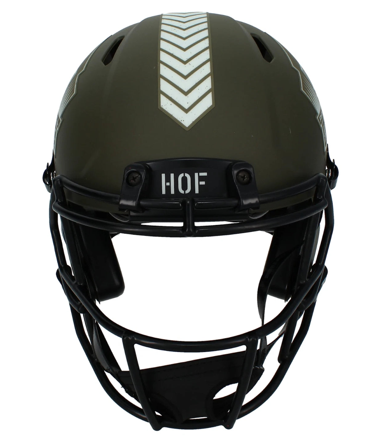Antonio Gates Autographed Hall of Fame Logo 2022 Salute to Service Speed Authentic Helmet Beckett Witnessed