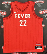 Caitlin Clark Autographed Indiana Fever Red Rebel Rookie 2024 Nike Jersey Panini
