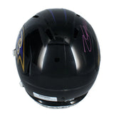 Zay Flowers Autographed Baltimore Ravens Speed Full Size Helmet Beckett Witnessed