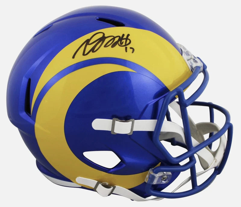 Davante Adams Autographed Los Angeles Rams Speed Full Size Helmet Fanatics