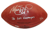 MATTHEW STAFFORD Autographed/Inscribed "SB LVI CHAMPS" Los Angeles Rams SB LVI Champions Logo Wilson Duke Authentic Football FANATICS LE 56