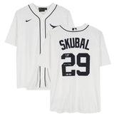 Tarik Skubal Detroit Tigers Autographed "24 Cy Young" Nike White Replica Jersey Fanatics