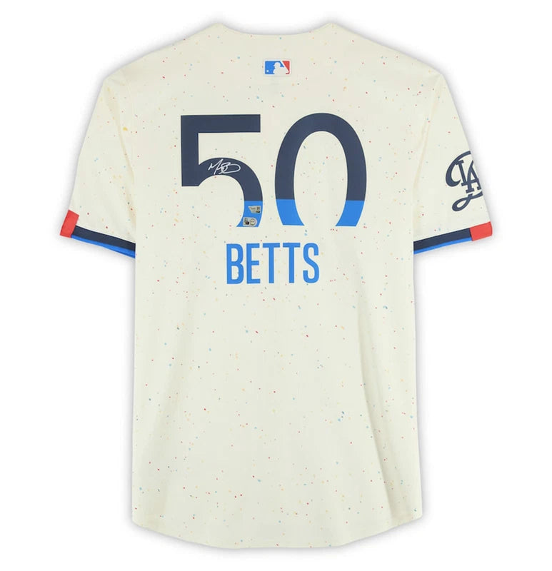 Mookie Betts Autographed Los Angeles Dodgers Alternate Nike City Connect Limited Fanatics
