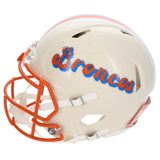 Champ Bailey Autographed Denver Broncos RETRO Speed Authentic Helmet Beckett Witnessed