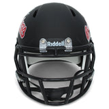 Davante Adams Autographed Black Alternate Fresno State Speed Mini Helmet JSA Witnessed