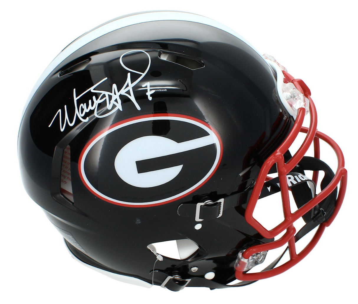 Matthew Stafford Autographed Georgia Bulldogs Black Alternate Speed Authentic Helmet Beckett Witnessed