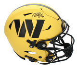 Terry McLaurin Autographed Washington Commanders RAVE Speedflex Authentic Helmet Beckett Witnessed