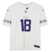 Justin Jefferson Autographed Minnesota Vikings White Alternate Nike Vapor F.U.S.E. Limited Jersey Fanatics