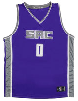 Malik Monk Autographed Sacremento Kings Purple Fanatics NBA Jersey JSA Witnessed