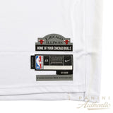 Matas Buzelis Autographed Chicago Bulls White Nike 2024-25 City Edition Swingman Jersey Panini