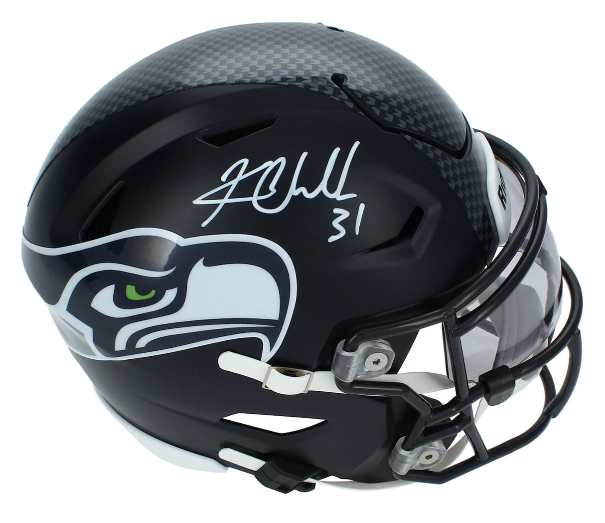Kam Chancellor Autographed Seattle Seahawks Speedflex Midi Helmet Beckett Witnessed