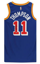 KLAY THOMPSON Autographed Golden State Warriors Royal Blue 2021-22 Nike Year 0 Swingman Jersey FANATICS