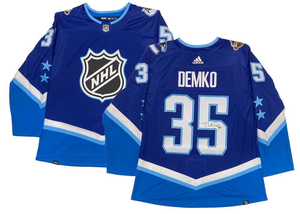 THATCHER DEMKO Autographed Blue 2022 NHL All Star Game Adidas Authentic Jersey FANATICS