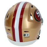 George Kittle Autographed San Francisco 49ers Speedflex Midi Helmet Beckett Witnessed