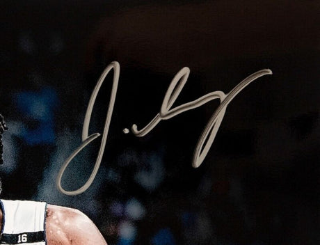JADEN IVEY Autographed Detroit Pistons "Step Back" 16" x 10" Photograph PANINI LE 123