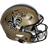 Rashid Shaheed Autographed New Orleans Saints Speedflex Authentic Helmet Beckett Witnessed