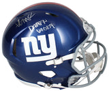 Abdul Carter Autographed/Inscribed "DARTH VADER" New York Giants Speed Authentic Helmet Fanatics