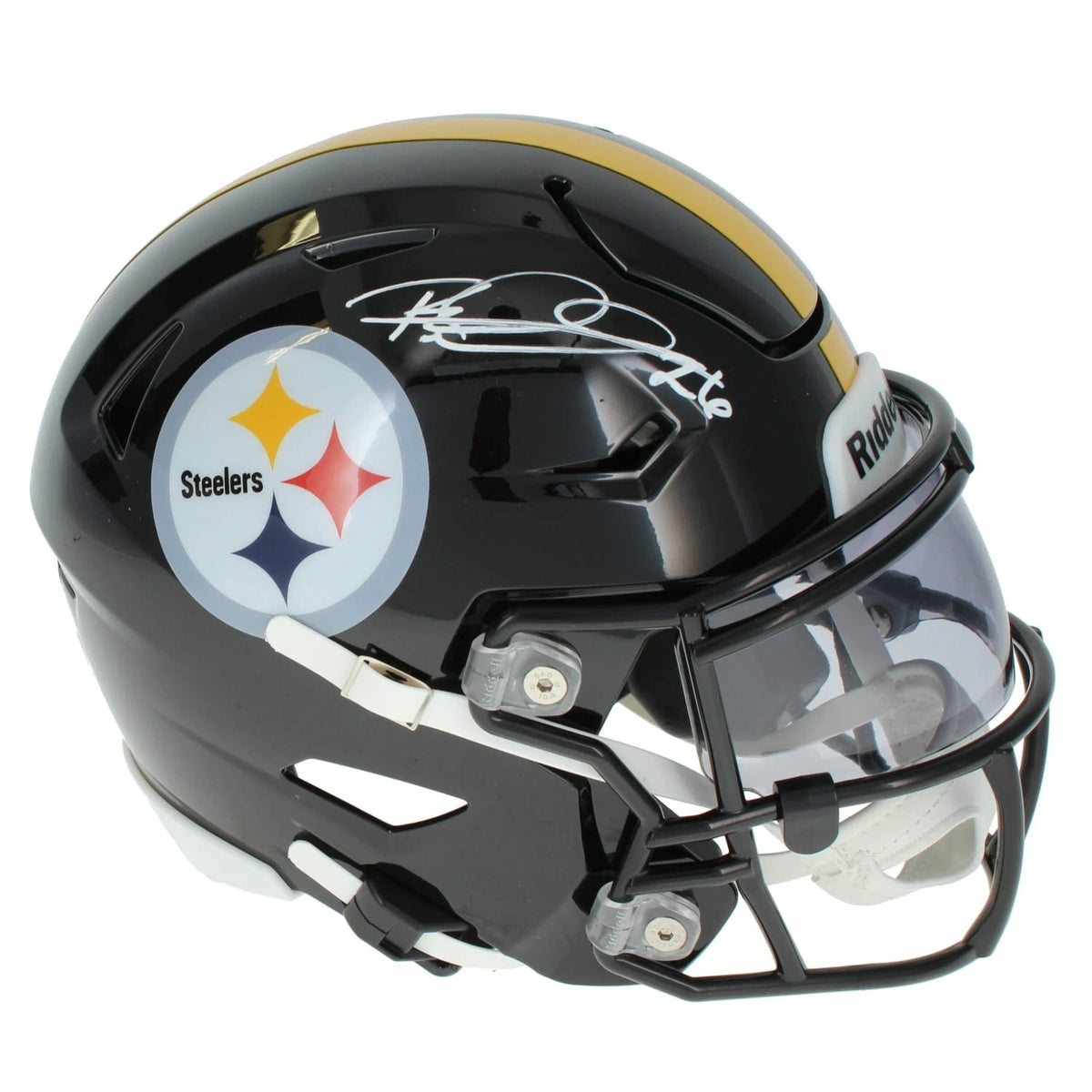 Rod Woodson Autographed Pittsburgh Steelers Speedflex Midi Helmet Beckett Witnessed