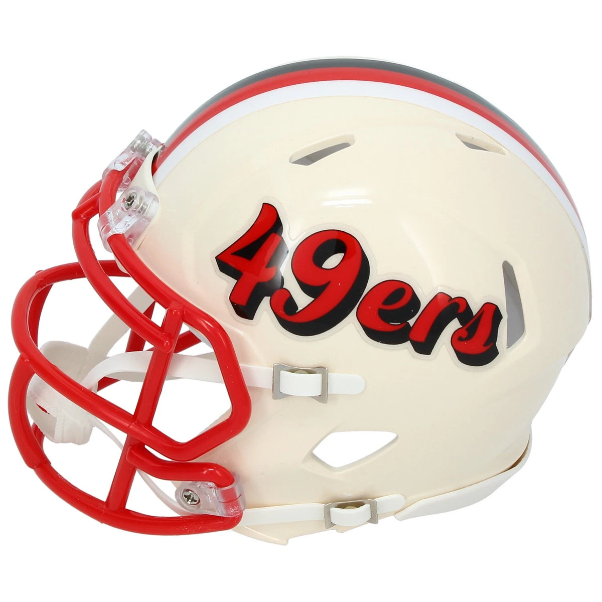 Nick Bosa Autographed San Francisco 49ers RETRO Speed Mini Helmet Beckett Witnessed