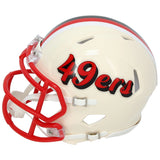 Nick Bosa Autographed San Francisco 49ers RETRO Speed Mini Helmet Beckett Witnessed