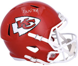 Xavier Worthy Autographed Kansas City Chiefs Speed Full Size Helmet Fanatics