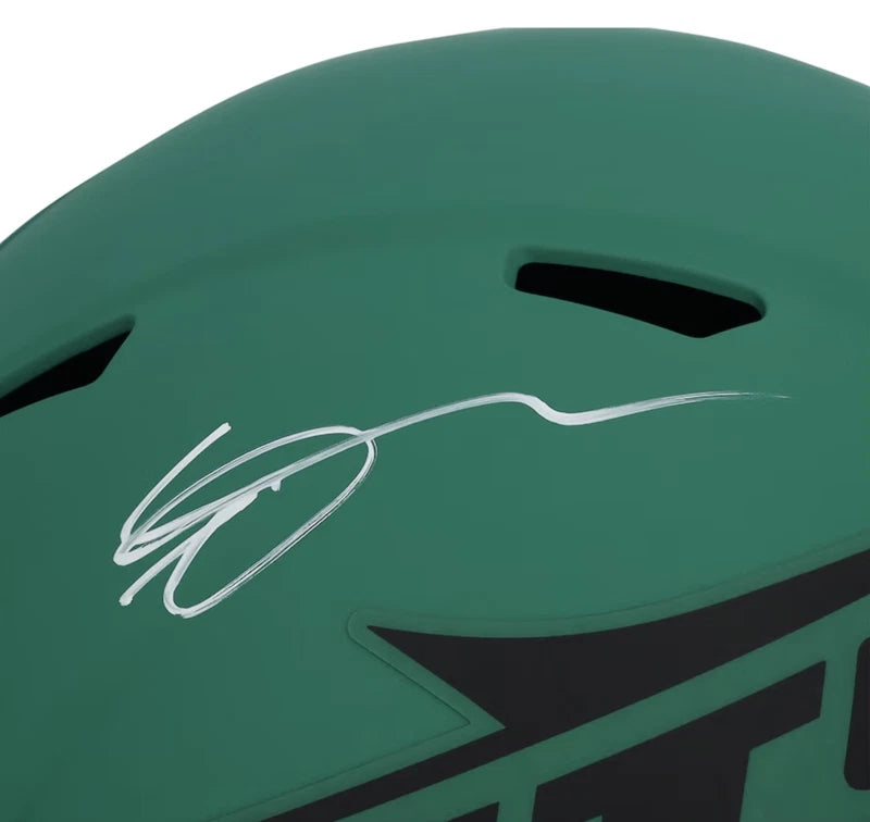 Ahmad "Sauce" Gardner Autographed New York Jets RAVE Speed Full Size Helmet Fanatics